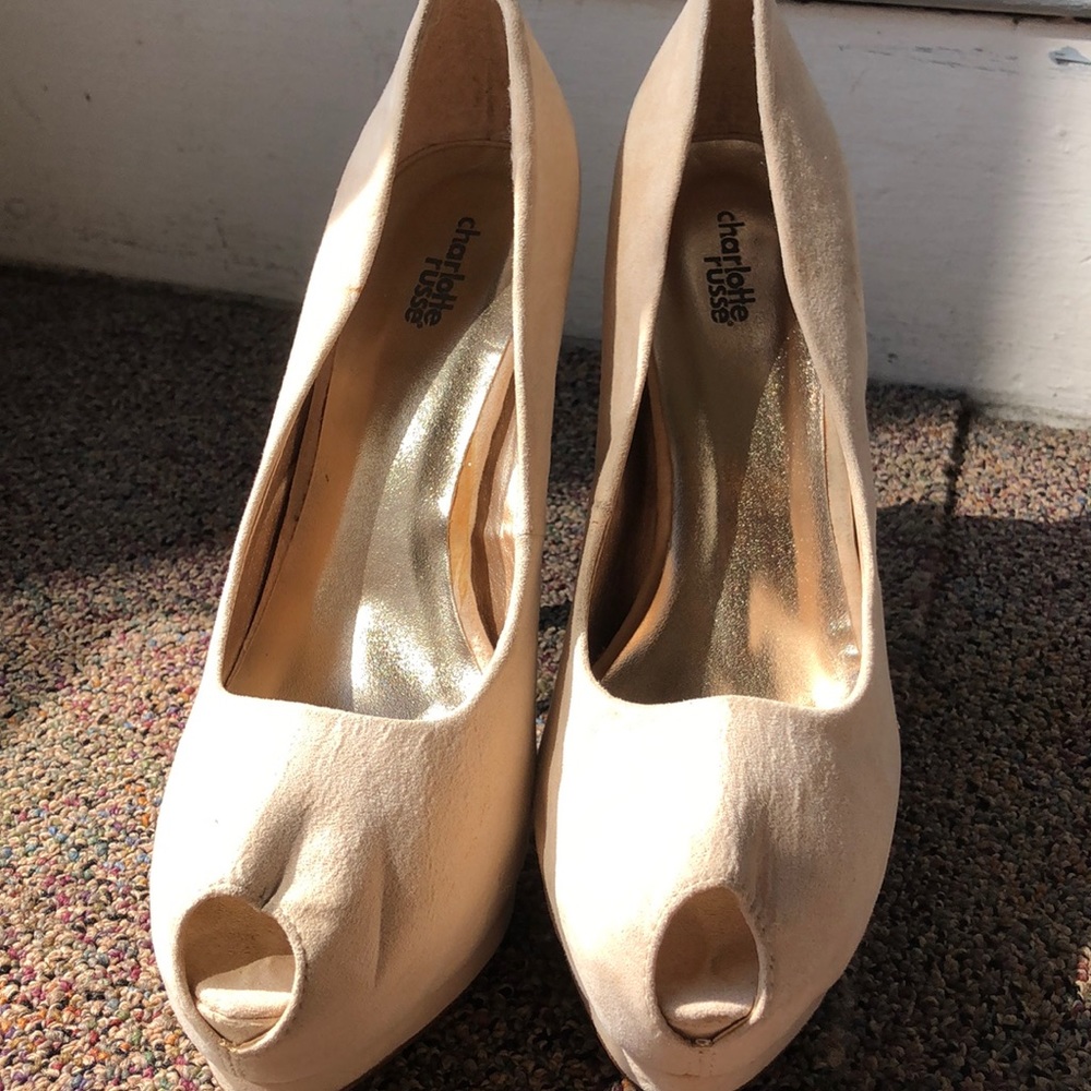 Nude Charlotte Russe high heels